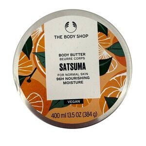 The Body Shop Satsuma Body Butter Cream Lotion 400 mL/13.5 oz Jumbo Vegan